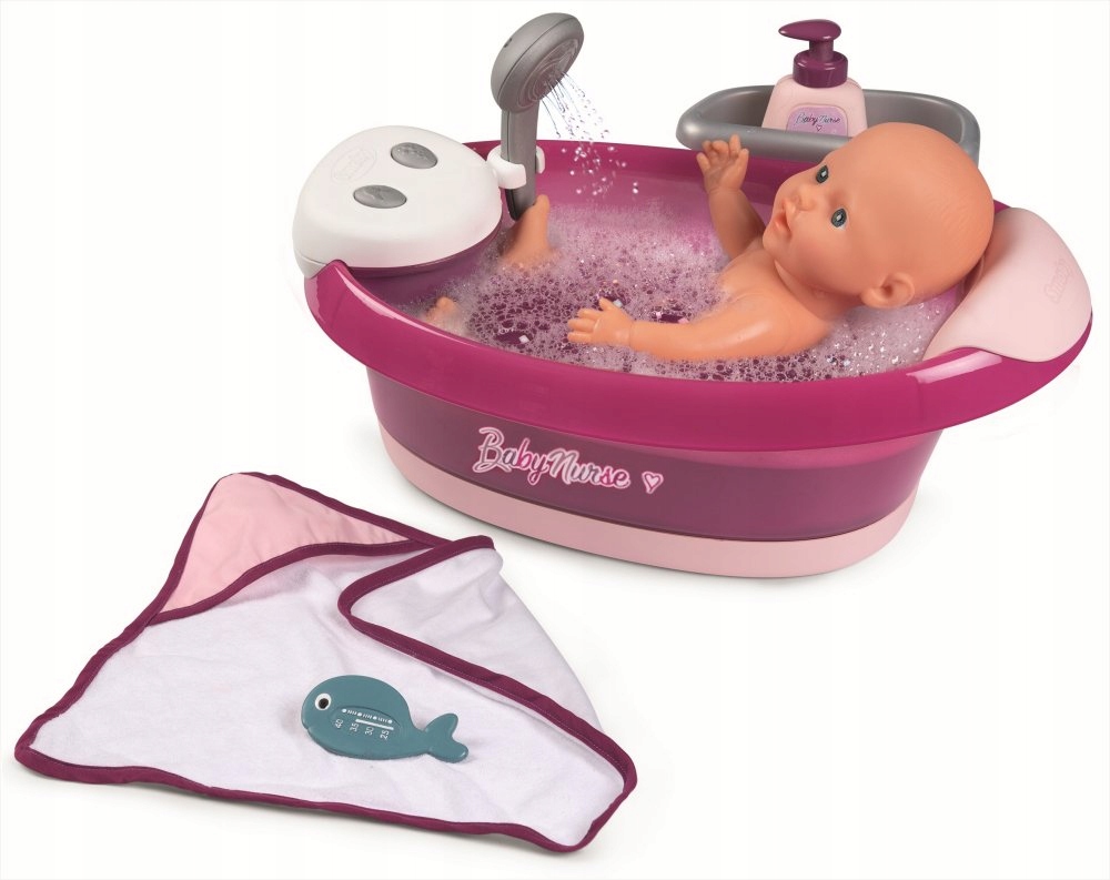 

Wanienka z Hydromasażem Dla Lalki Zestaw Prysznic