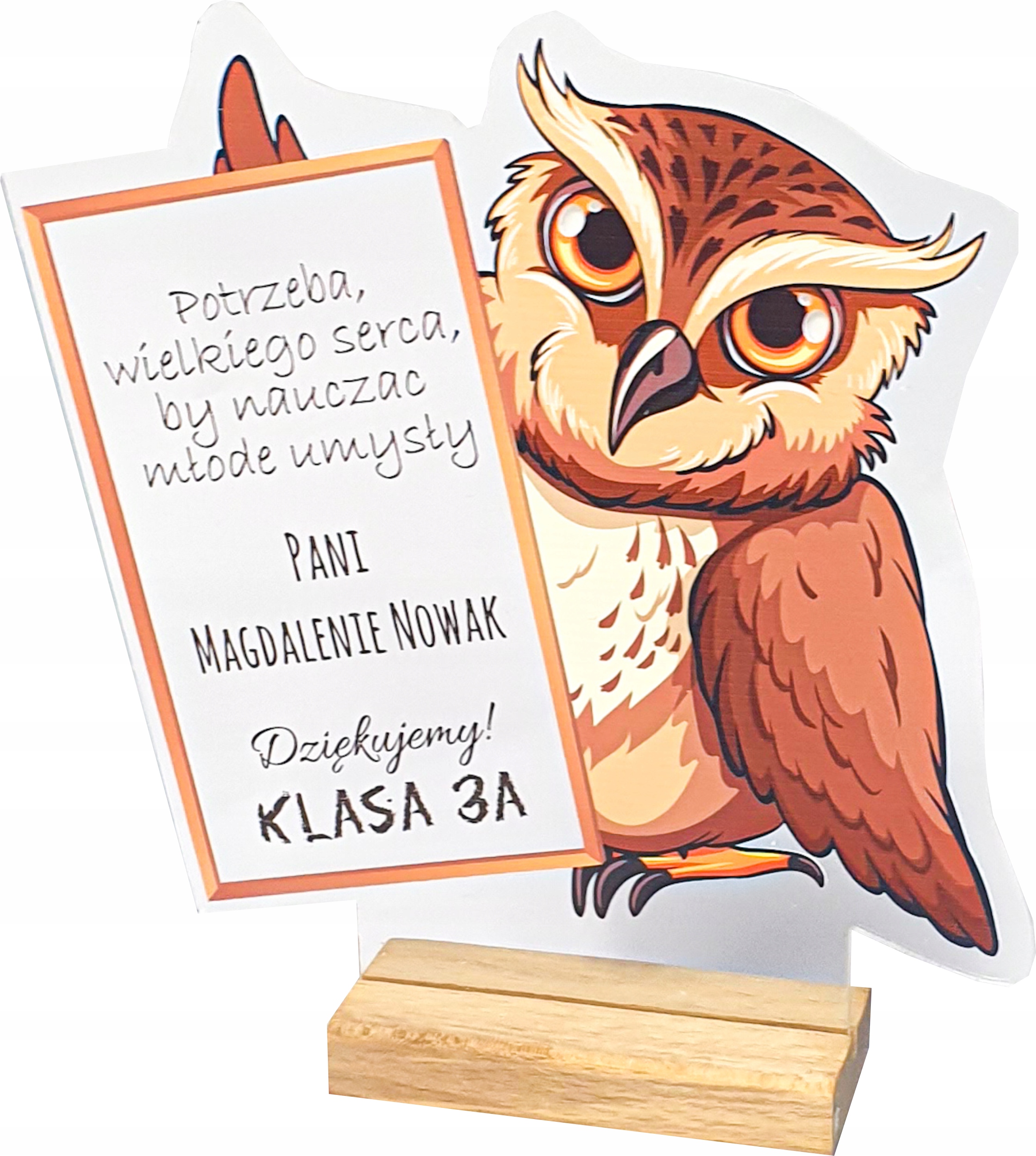 

Statuetka Dla Nauczyciela Wychowawcy Sowa