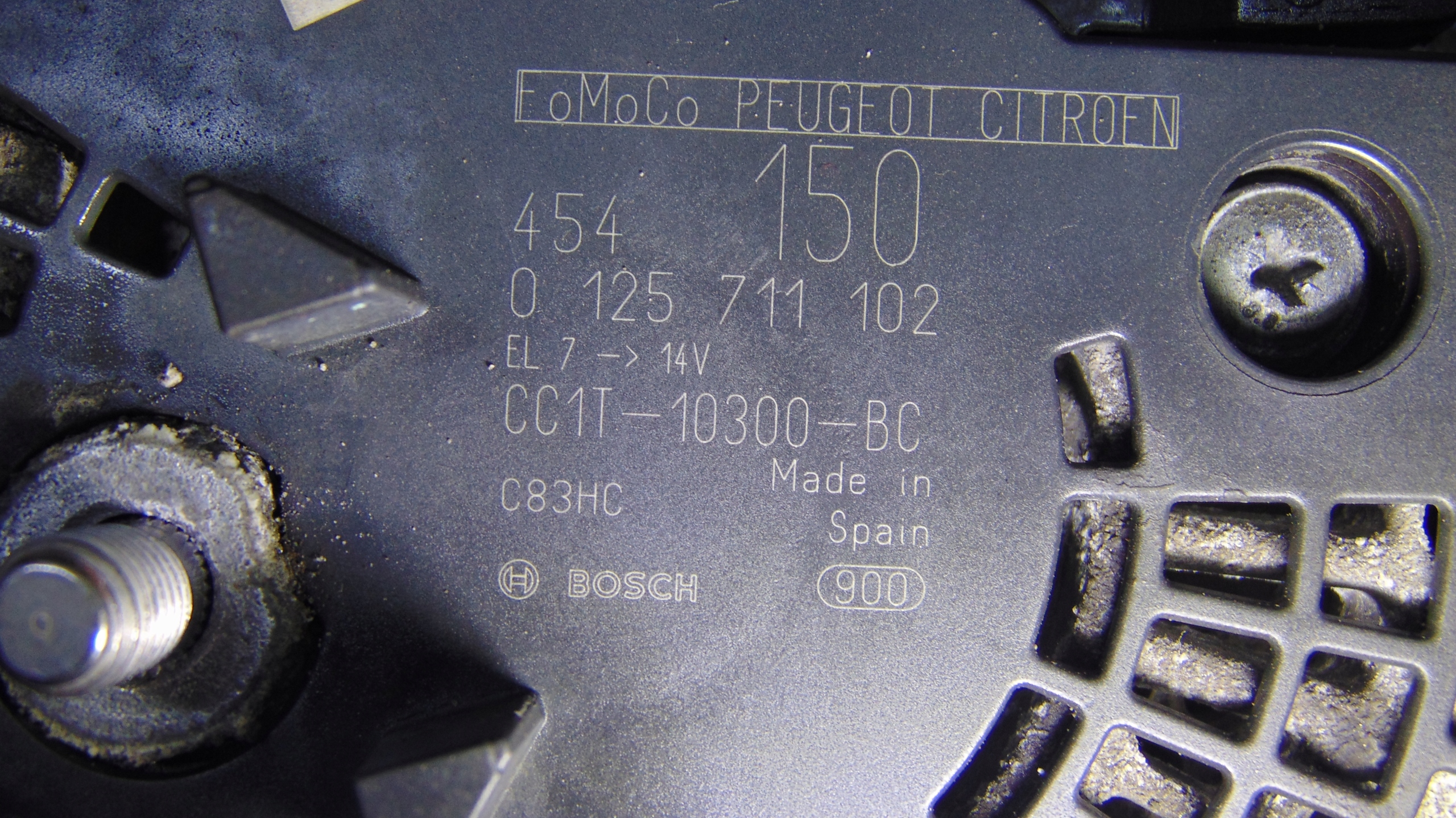 ALTERNATOR 2.2TDCI FORD TRANSIT MK8 CUSTOM 12-20 ROK