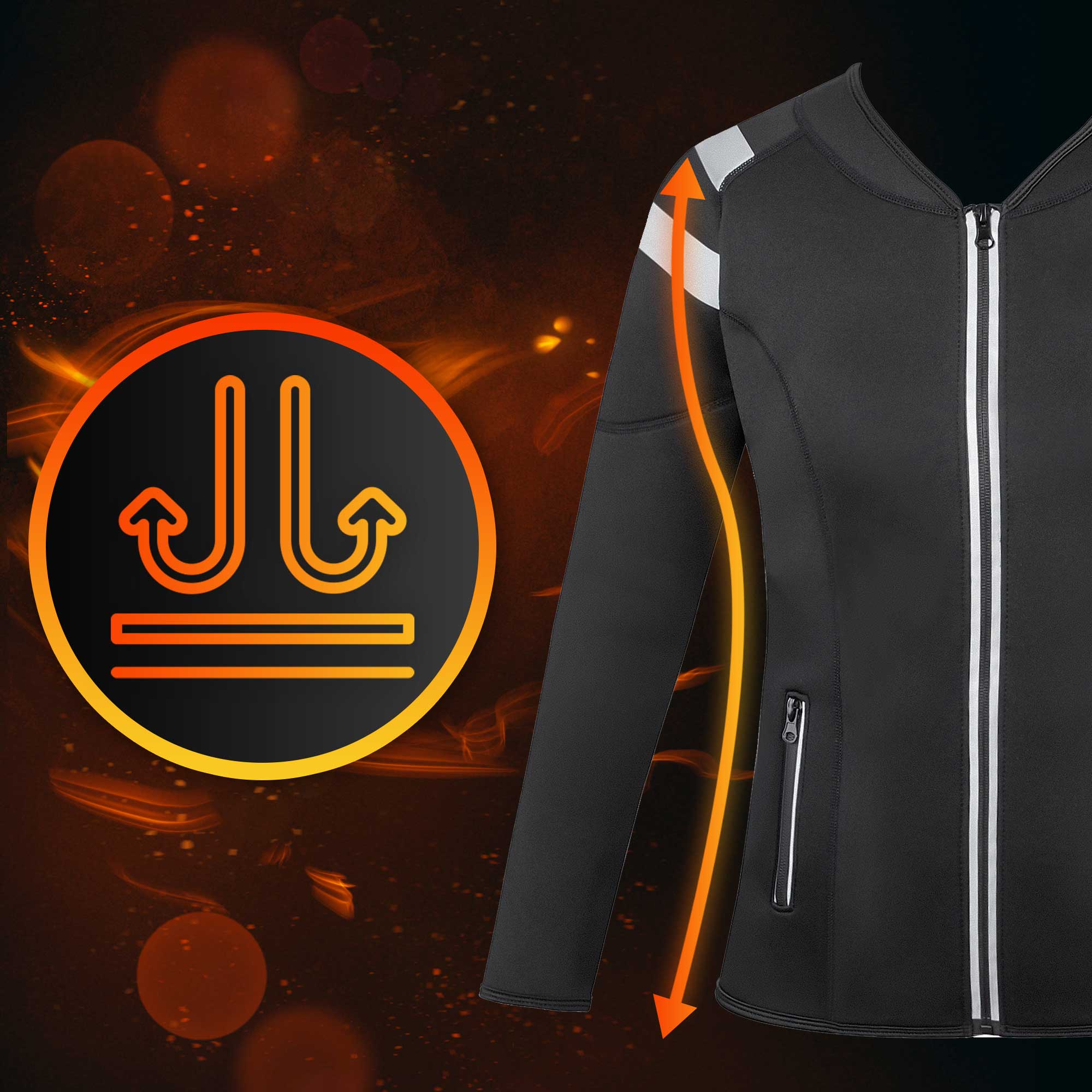 BLUZA NEOPRENOWA DŁUGI RĘKAW FITNES TRENING Kod producenta FIT-947