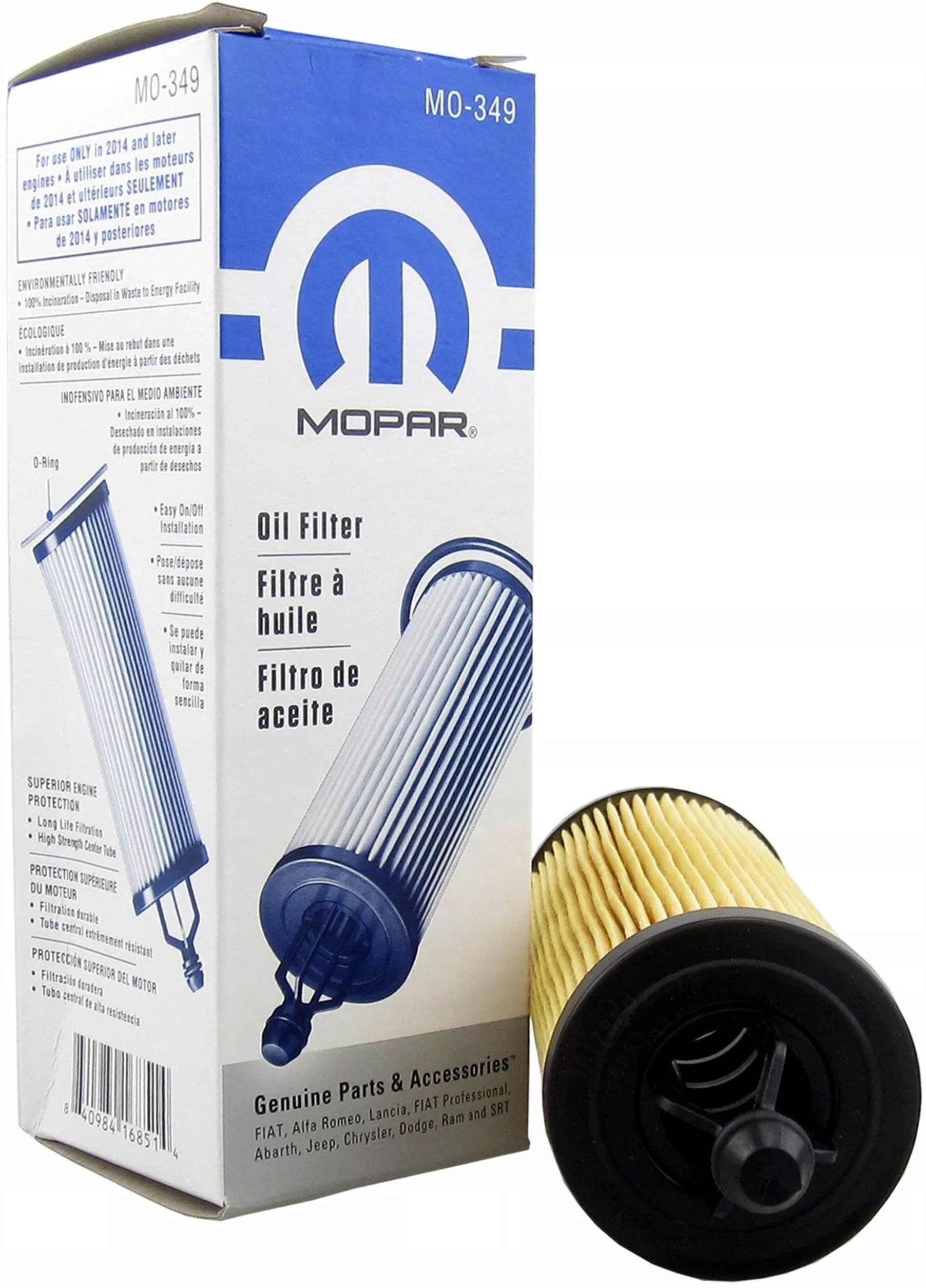 

Filtr Oleju Mopar MO-349 68191349AC Jeep 3,6
