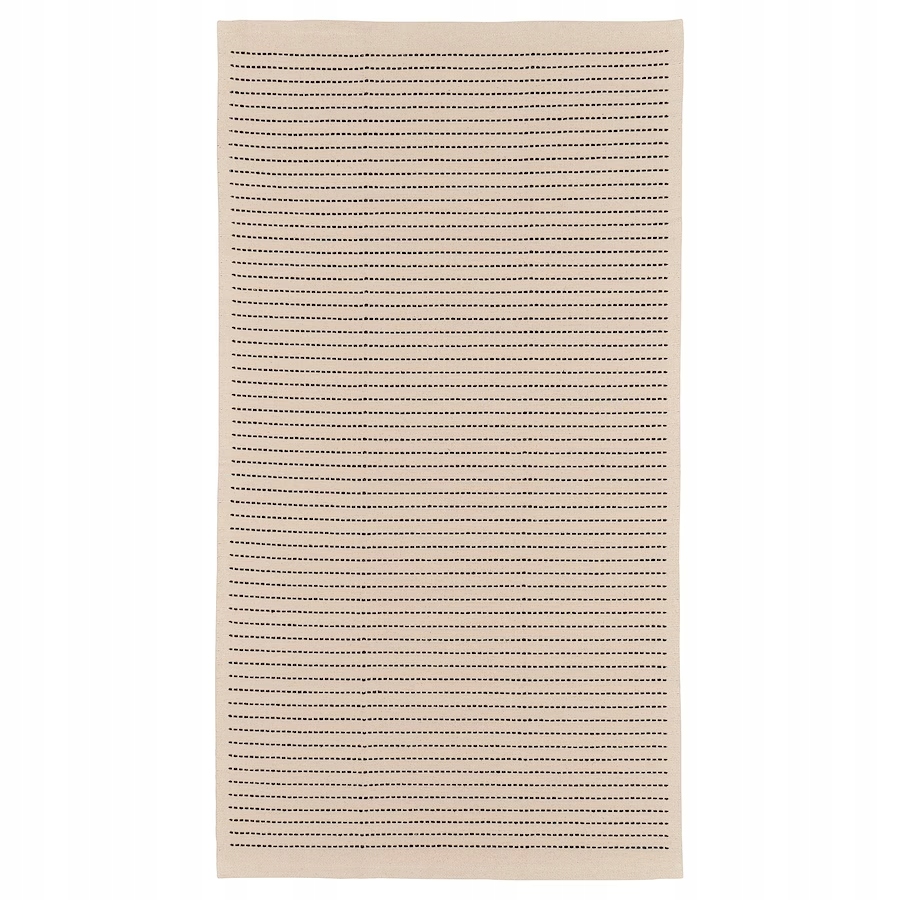 Ikea Starreklinte Koberec tkaný naplocho, přírodní/černý, 80 x 150 cm