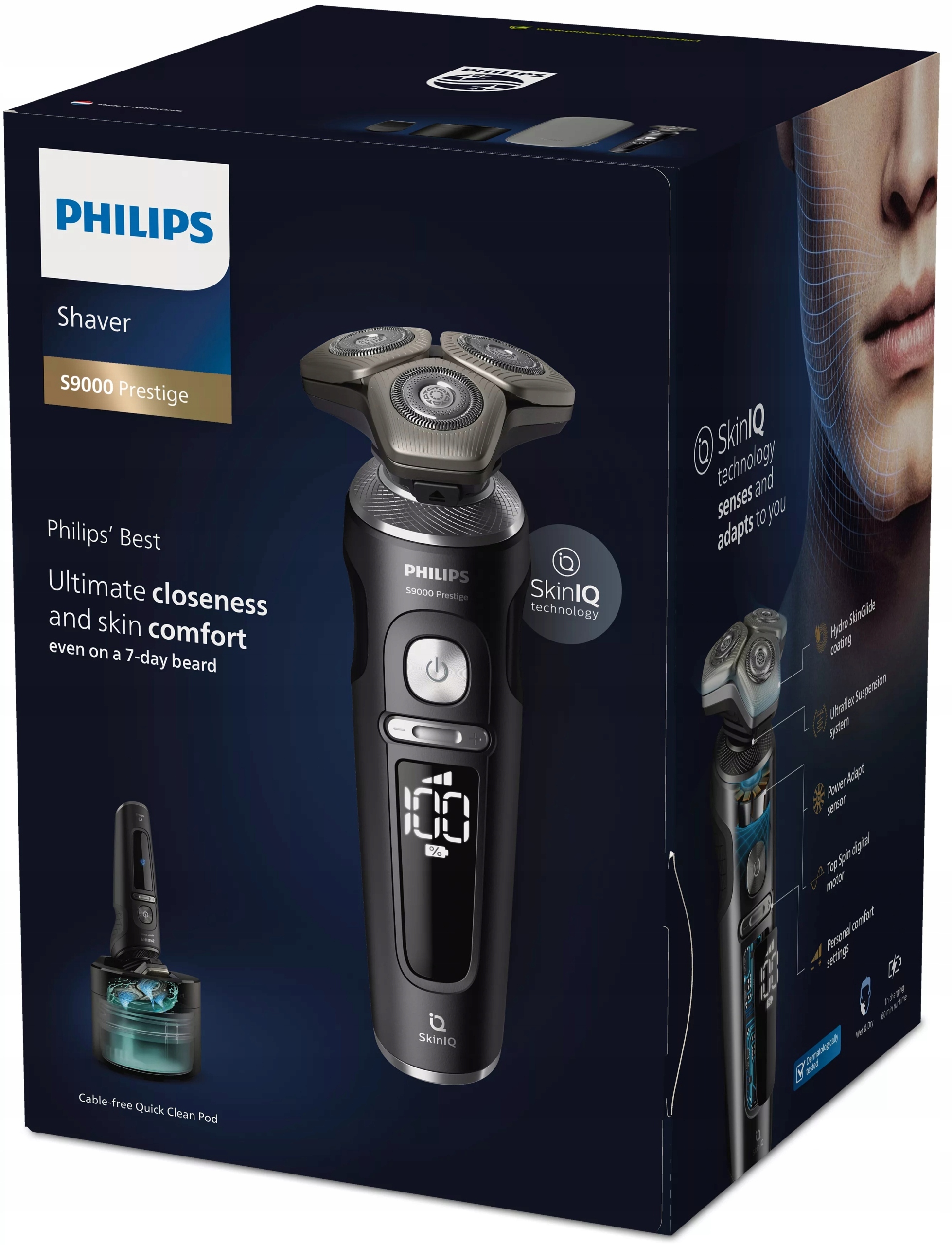Golarka elektryczna Shaver Prestige Philips SP9840/32 na mokro i sucho