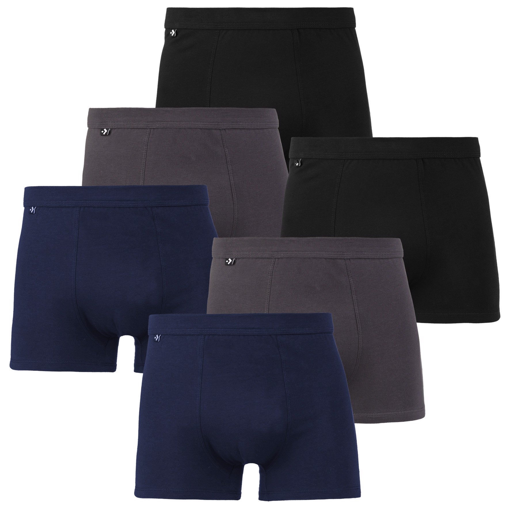 Bokserki Męskie Bawełniane Moraj Plus Size Dopasowane Zestaw 6 Sztuk 3XL