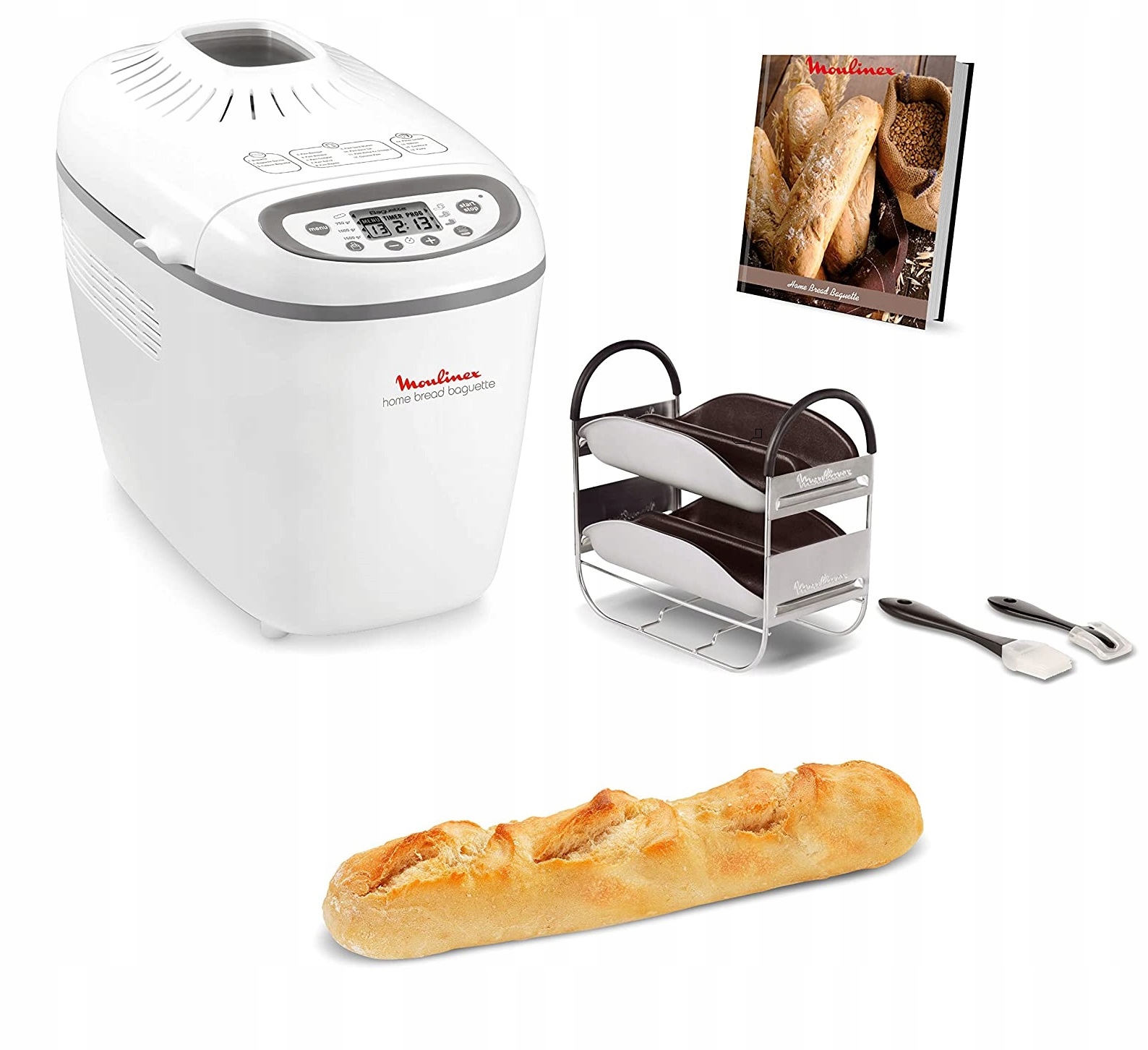 Pekárna na chléb Bagety Bulek 1,5 kg Moulinex OW6101 Home Bread Bagieette