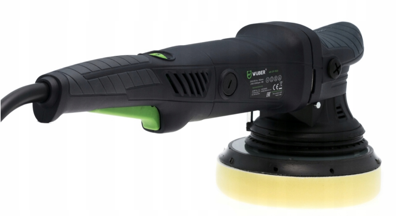 POLERKA SAMOCHODOWA MIMOŚRODOWA OSCYLACYJNA 1500W + GRATIS PASTA POLERSKA System mocowania materiału ściernego mocowanie na rzepy