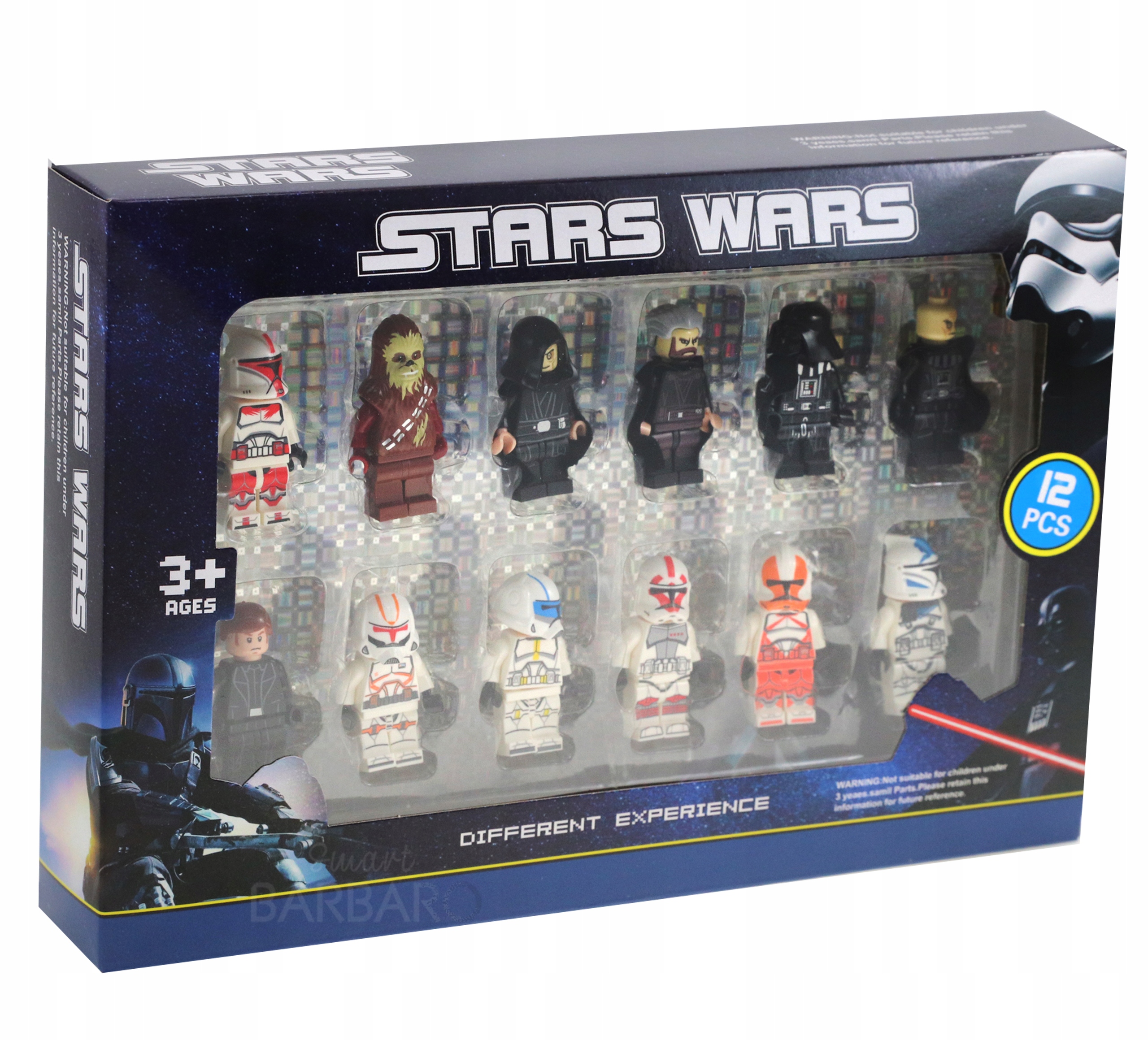 KLOCKI mini FIGURKI STARS WARS Vader 12 sztuk MINIFIGURKI + AKCESORIA Kod producenta 401048