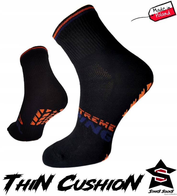 Skarpety antypoślizgowe piłkarskie Thin Cushion