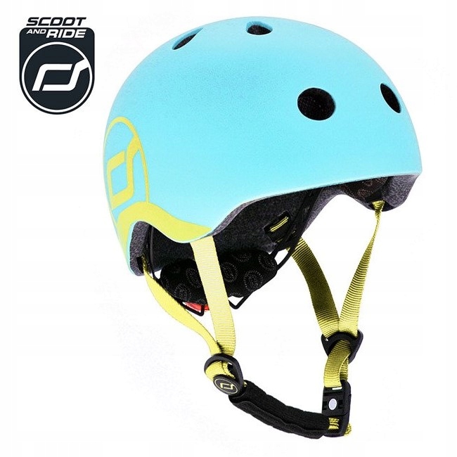 Scoot And Ride BLUEBERRY ZESTAW HULAJNOGA Jeździk 2w1 + KASK z LED XXS do S Liczba kół 3