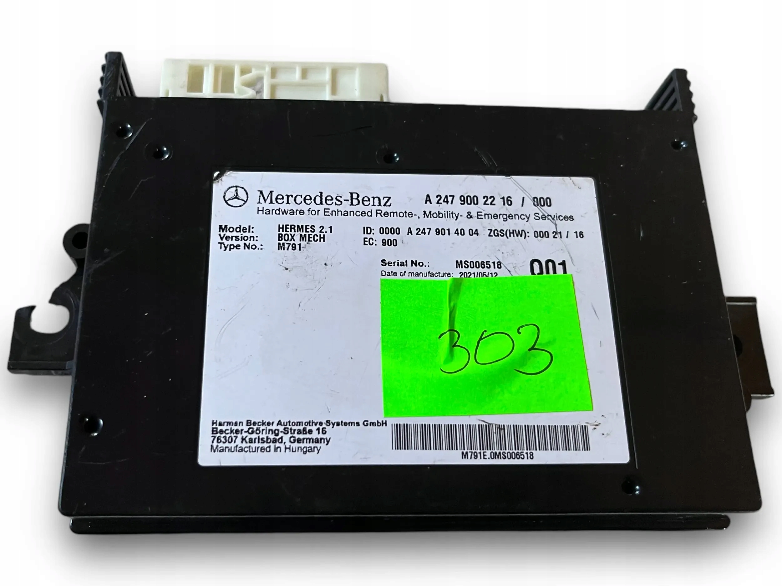 MERCEDES W247 control unit TELEMATIK 2479002216 @M