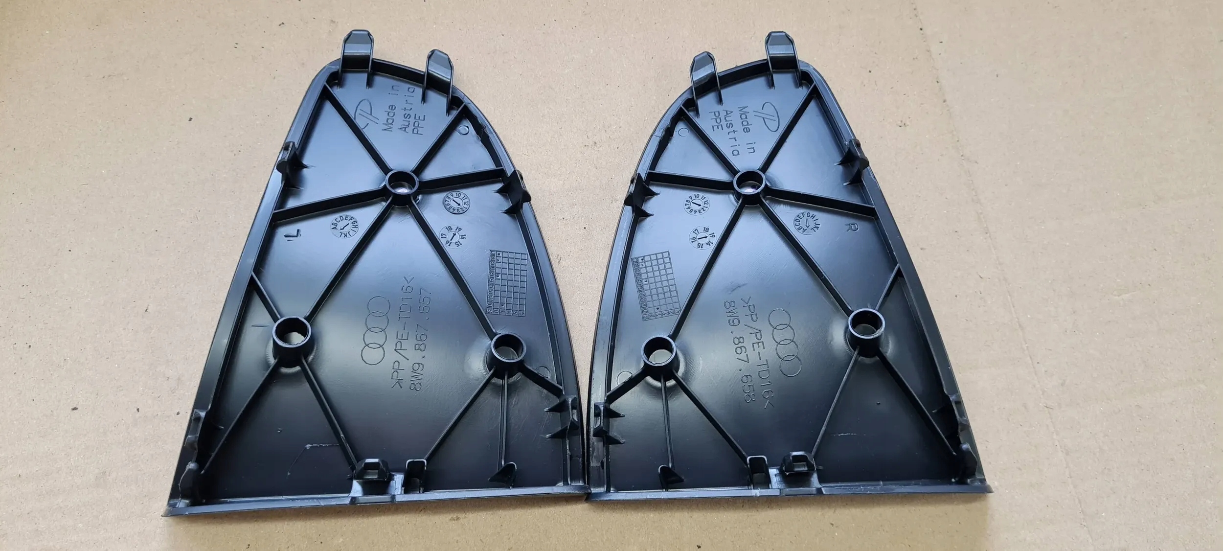 A4 B9 8W spoiler cover bonnet boot rear part KOMBI KOMPLET
