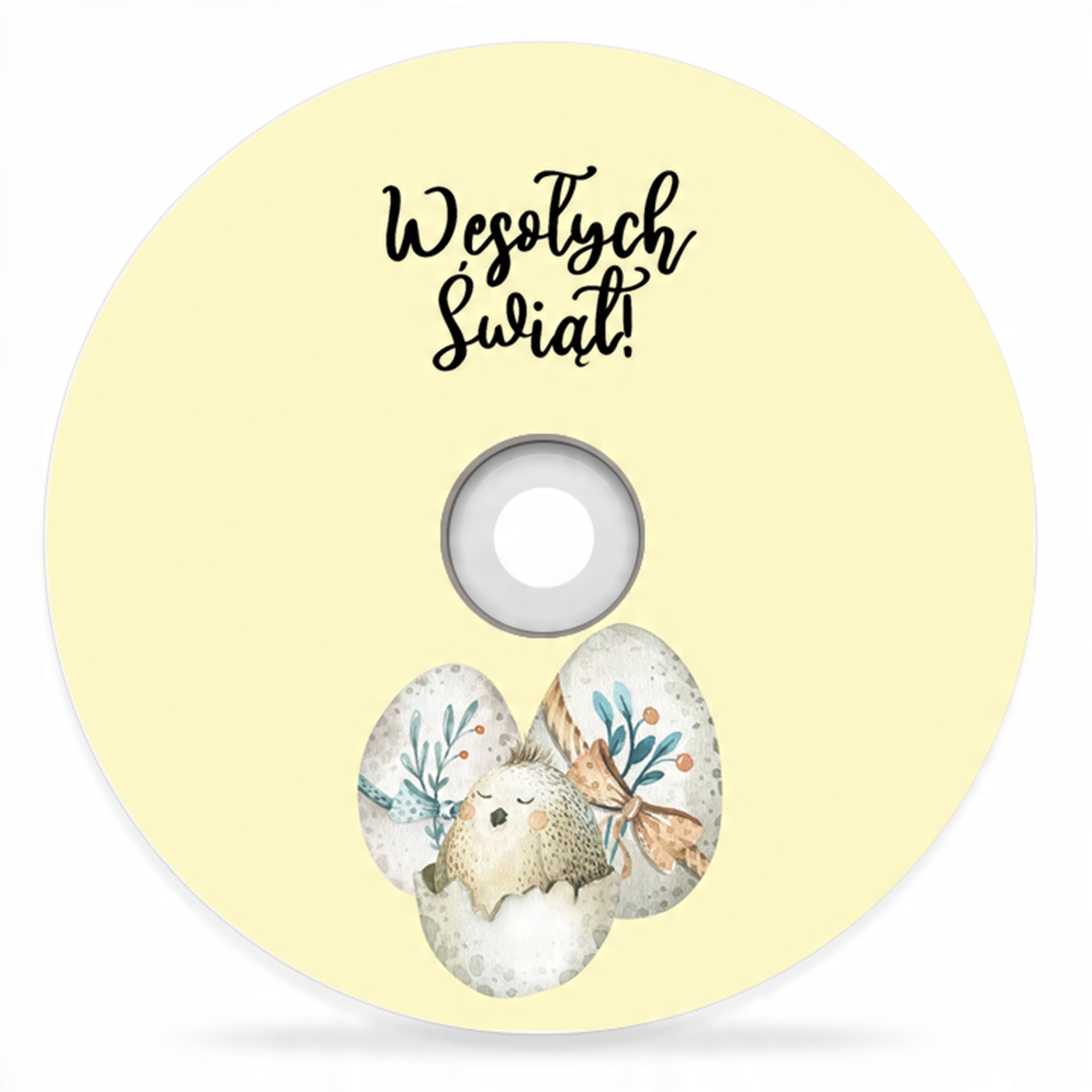 

Płyta DVD z nadrukiem Wielkanoc Kurki