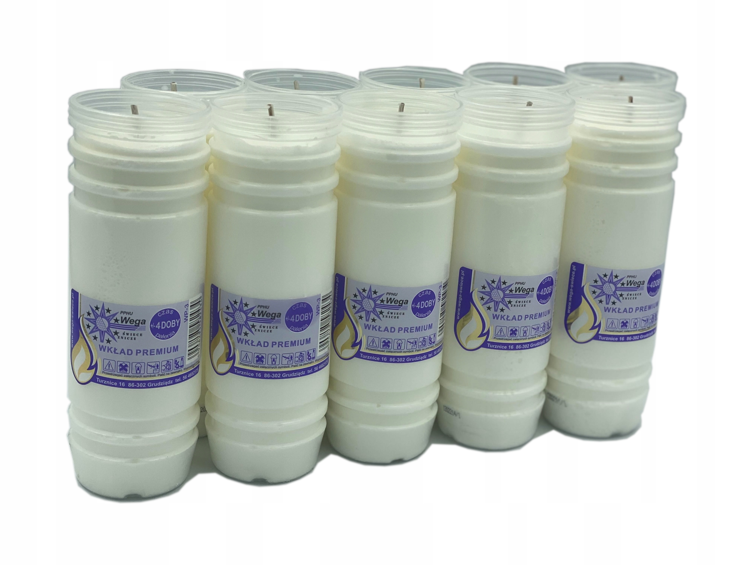 

Wkład do zniczy Wega Premium - 4 dni WP-3 Gratis !