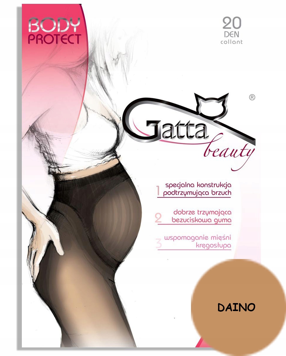 

Gatta rajstopy Ciążowe protect 20 den Daino 3 M