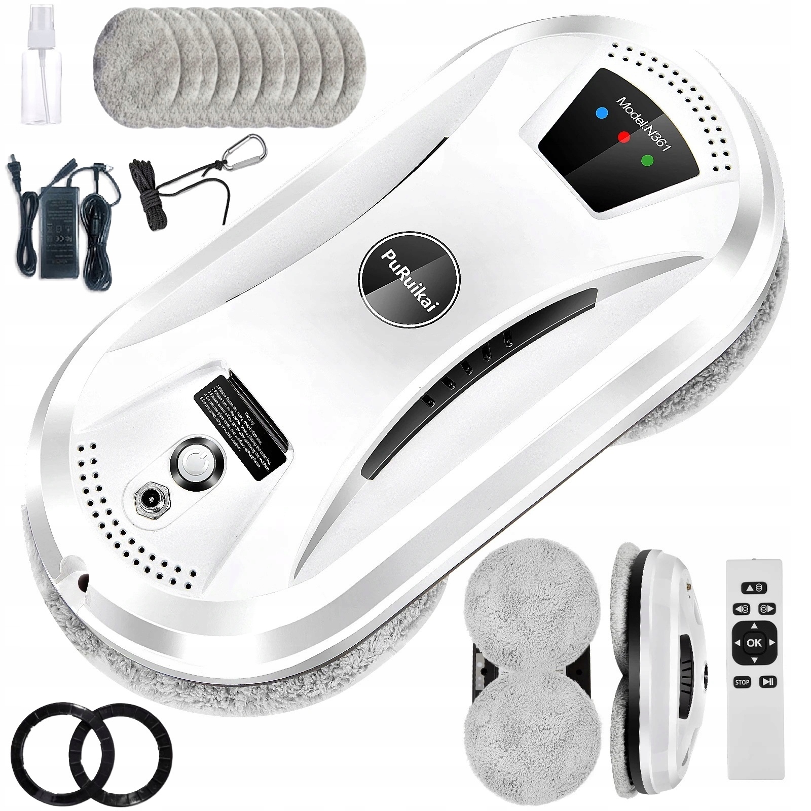 Automatyczny Robot Do Mycia Okien Szyb Luster Inteligentny Automat Zestaw