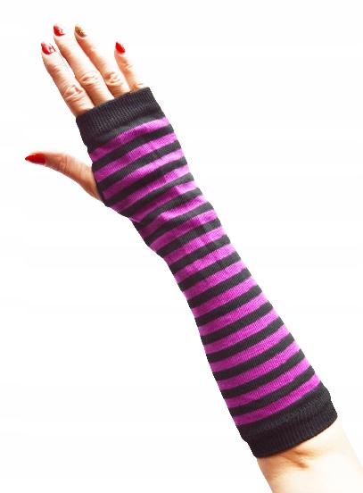 

Mitenki długie rękawiczki bez palców paski