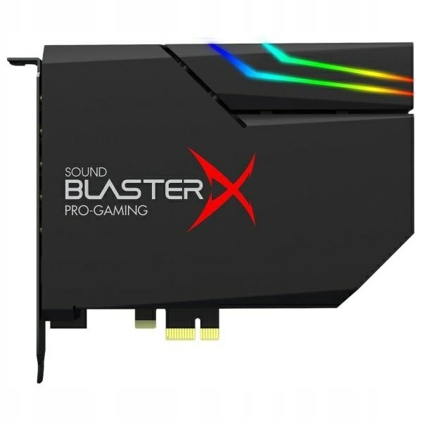 Creative Karta dźwiękowa Sound Blaster X AE-5 Plus czarny/black PCI-e