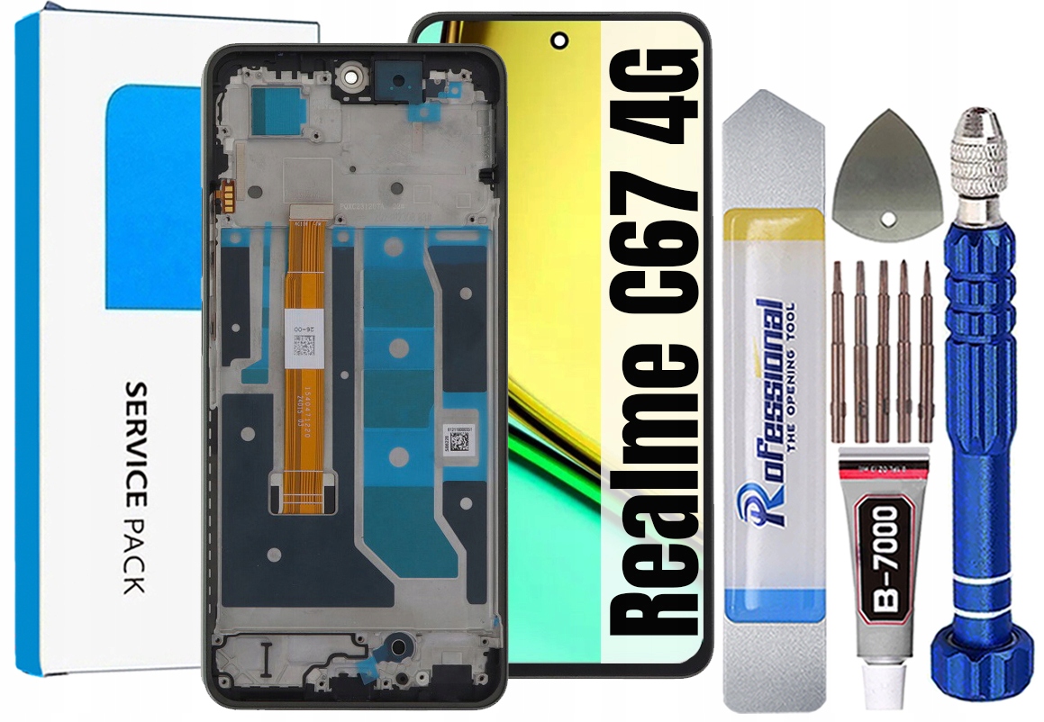 Displej Pro Realme C67 4G Originální LCD Obrazovka Rámeček