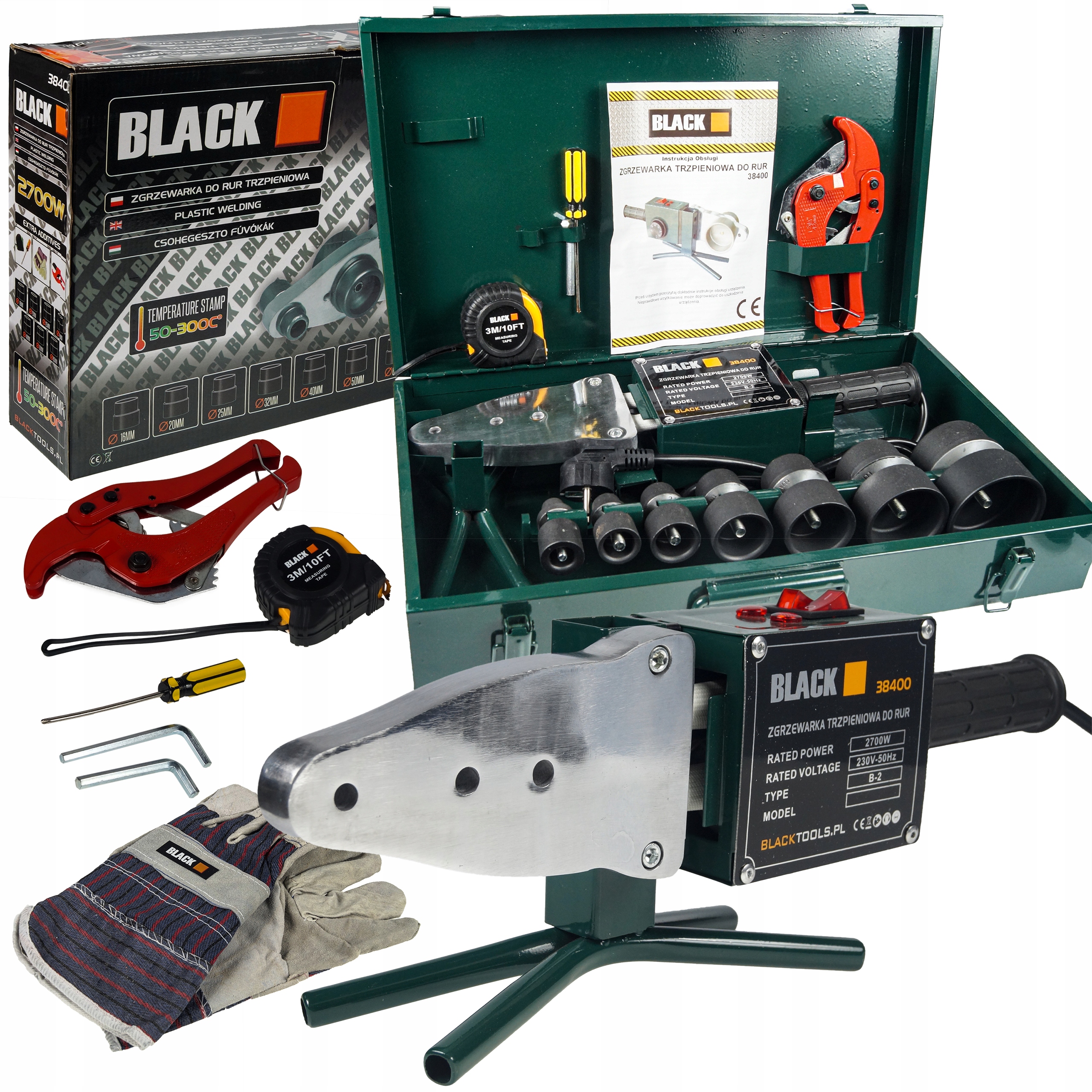 

Zgrzewarka Rur Zgrzewania Pp Pcv 2700W Matryce