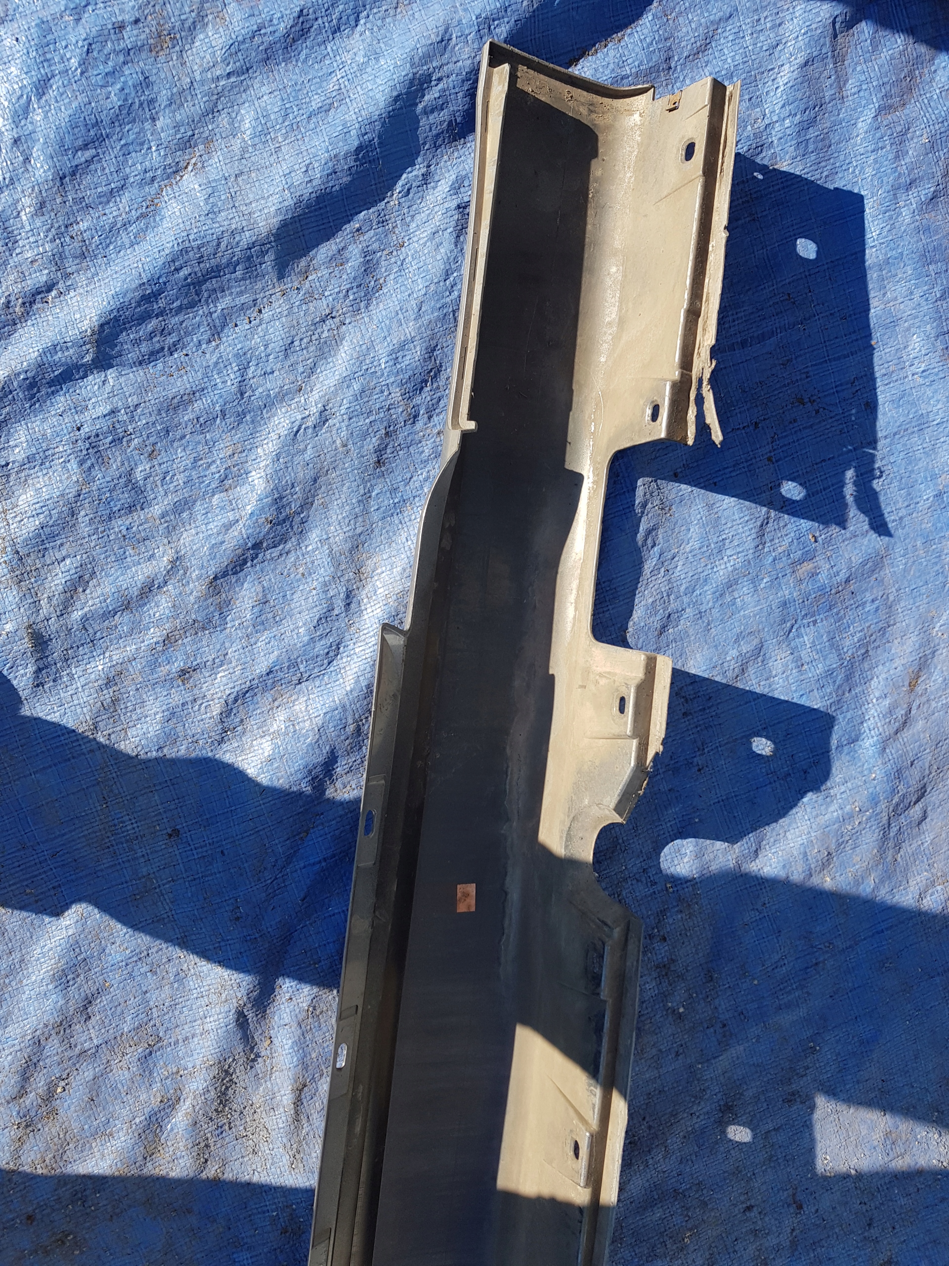 moulding cap of the threshold left threshold BMW E63 E64 A08 SILBERGRAU