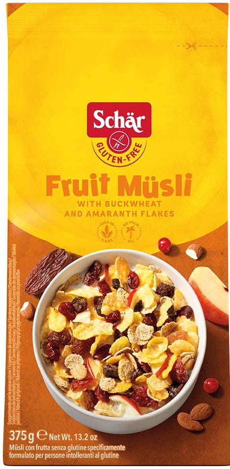 Fruitt Gyümölcsmüzli Gluténmentes müzli 375 g – Schar