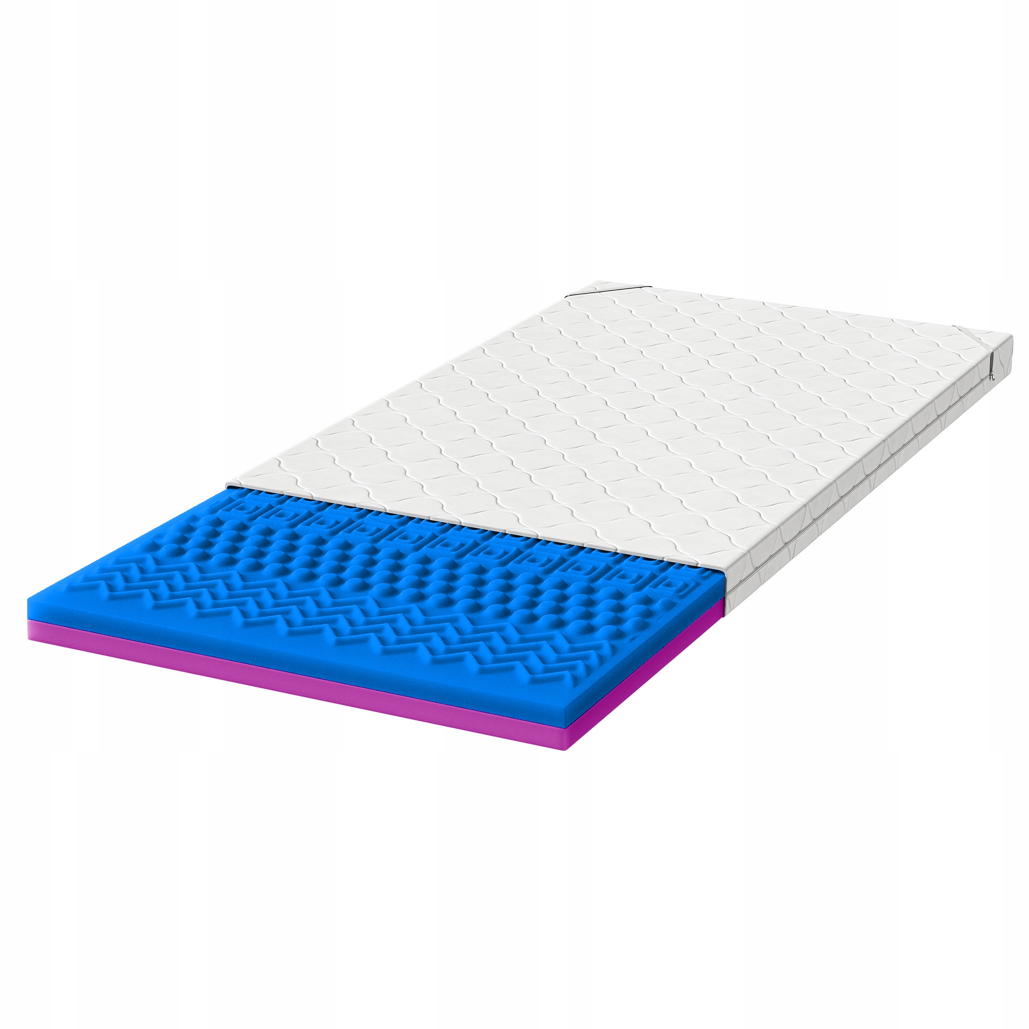 Materac 80x200 Visco nawierzchniowy masujący topper 8 cm Jasmine H2/H3