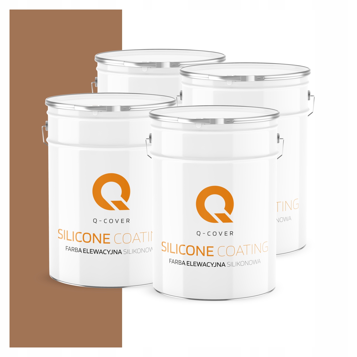 Fasádna farba Fasádová 10L Silikónová Uv Farba Hnedá Teplá