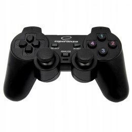 Gamepad Esperanza EG106 (pc, PS2, PS3; kolor czarny)