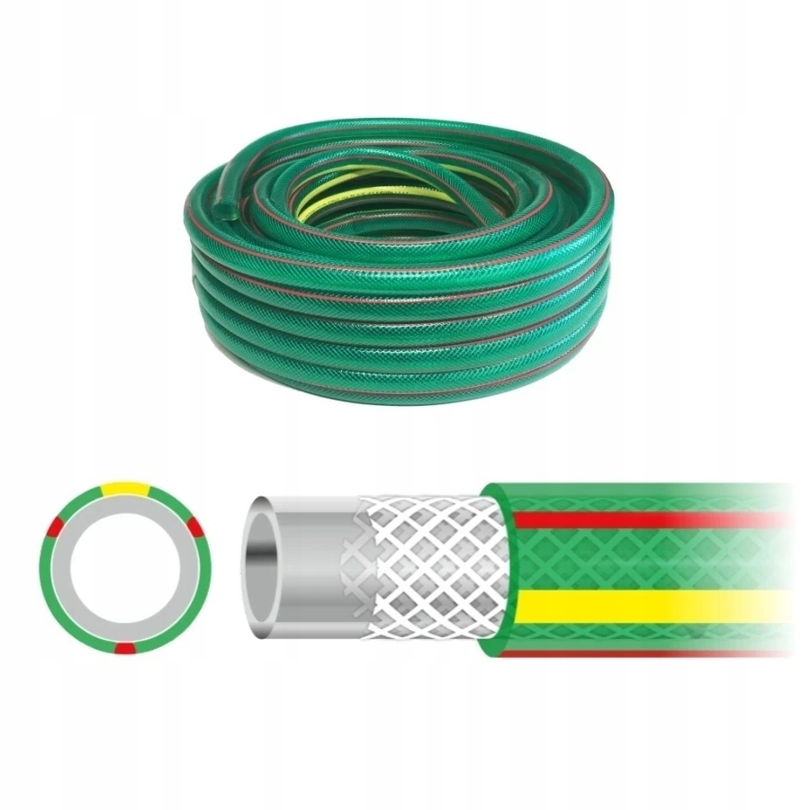 3-vrstvová záhradná hadica Premium 3/4" 50 m