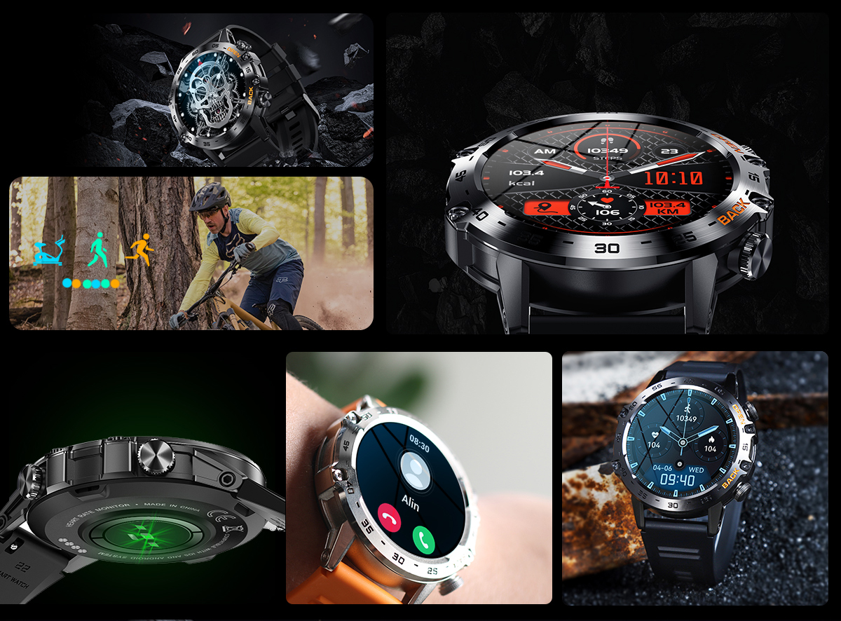 Zegarek męski SMARTWATCH GRAVITY ROZMOWY MENU PL Rodzaj cyfrowe