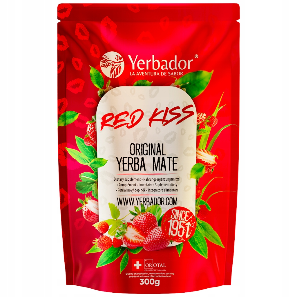 Yerba Mate Red Kiss 300 g Yerbador