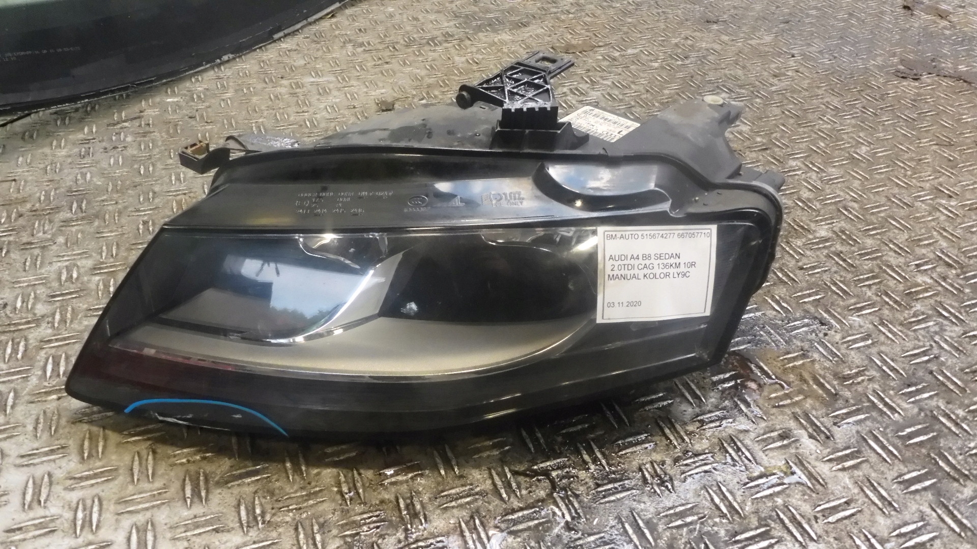 ФАРА ЛЕВЫЙ ПЕРЕД AUDI A4 B8k0941003a UK