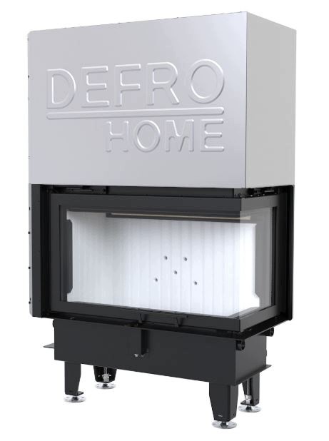 Rohová krbová vložka Defro Home krb 9,5 kW Impuls M Bp Gilotina
