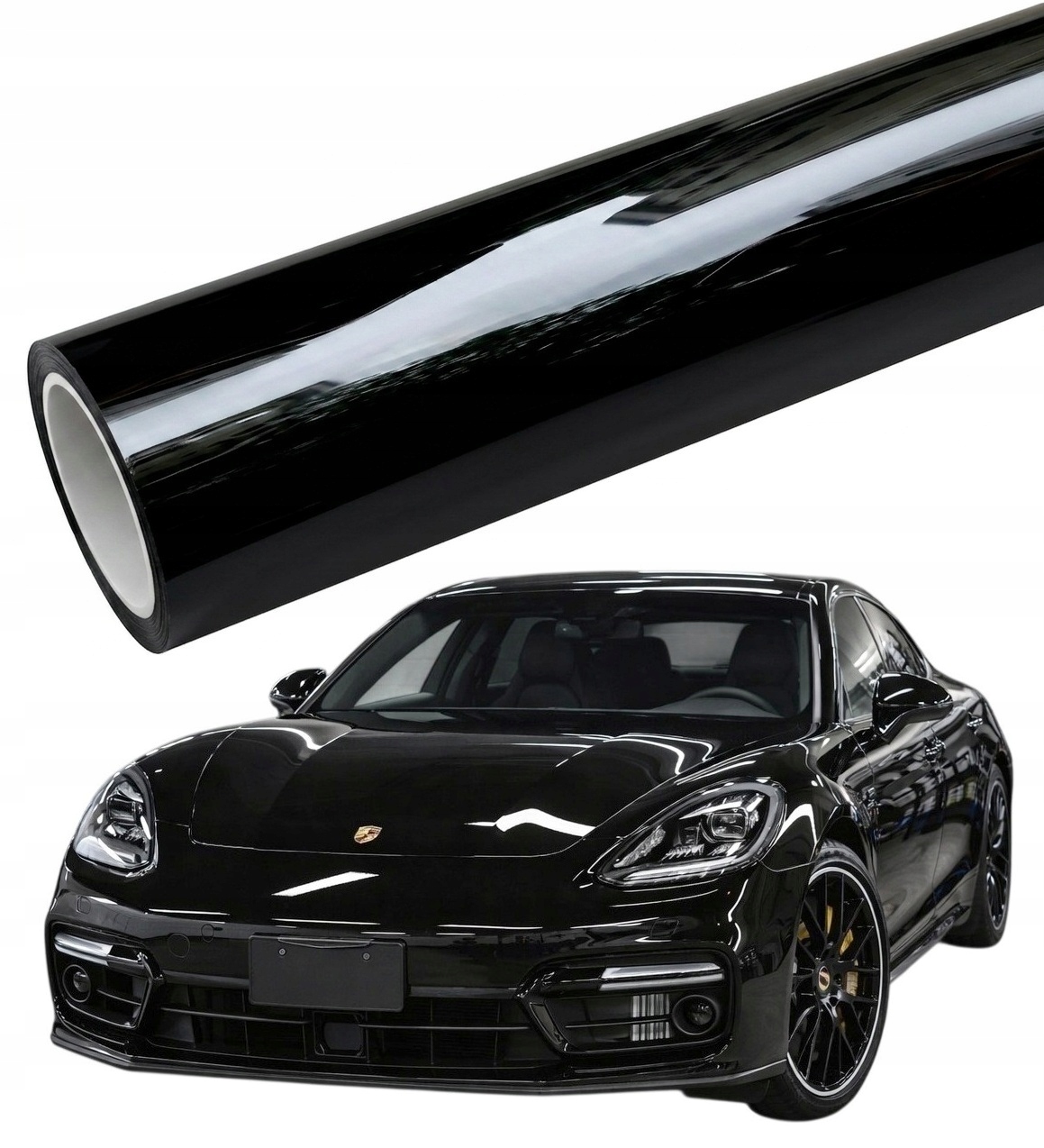 Fólie Piano Black Černý Vysoký Lesk 200 cm x 152 cm Automobilová Černá Pet