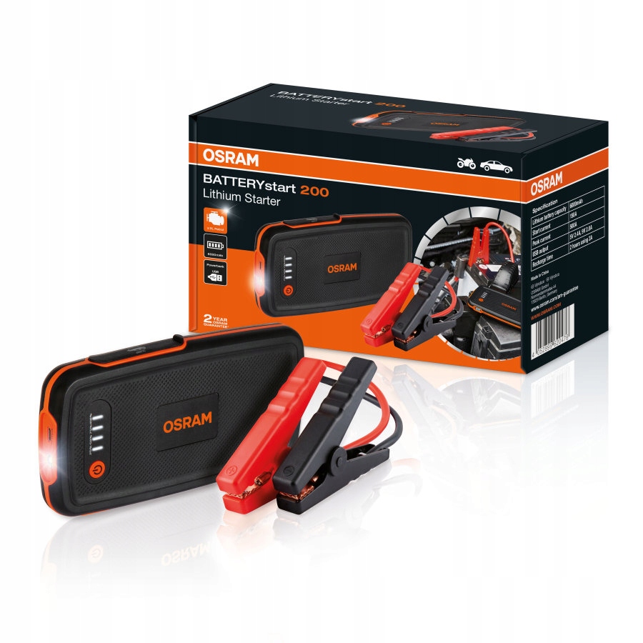Osram battery start Starter 6000mAh Booster power