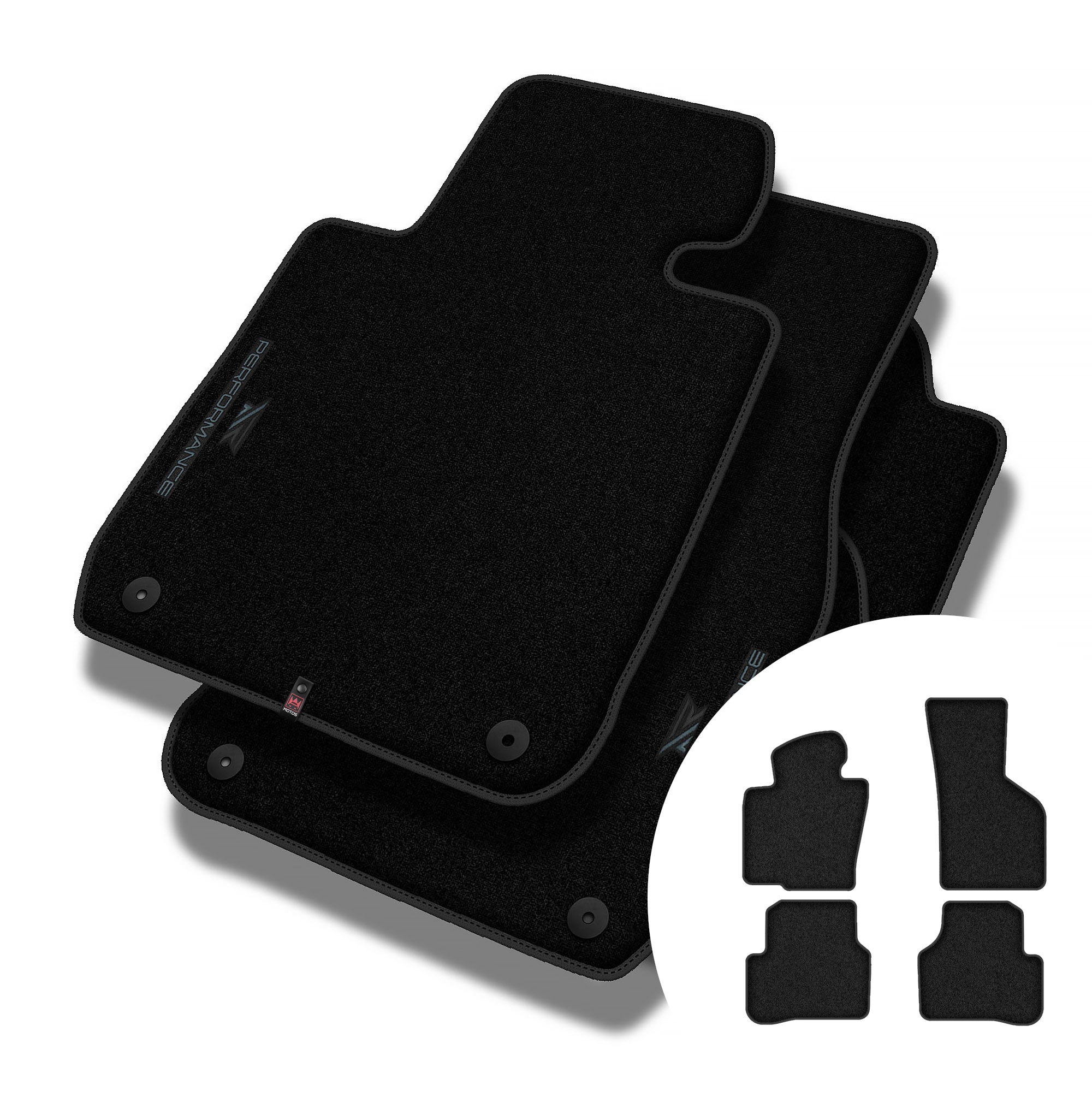 Velurové koberce Performance Premium pro Volkswagen Passat B6 2005-2010