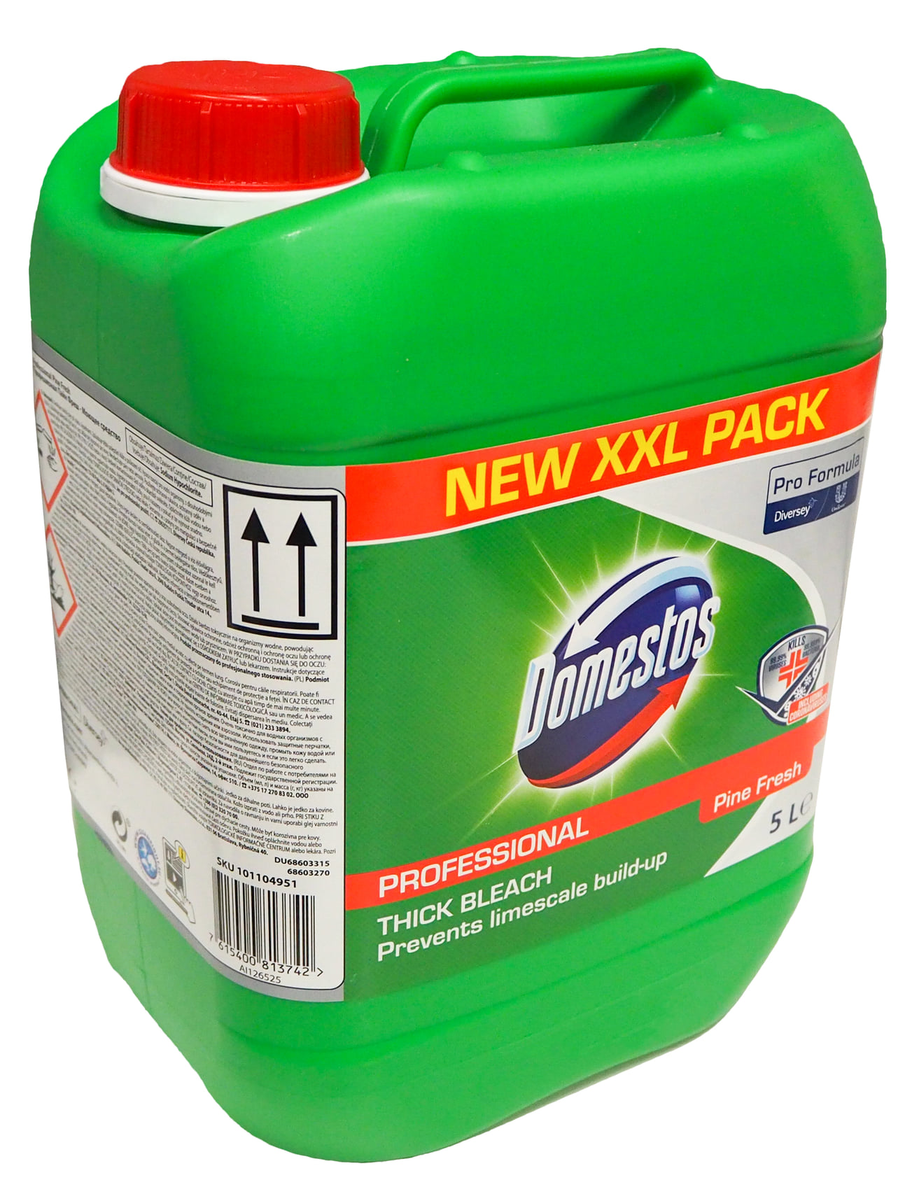 

Domestos Żel Przedłużona Moc Do Toalet Wc 5L