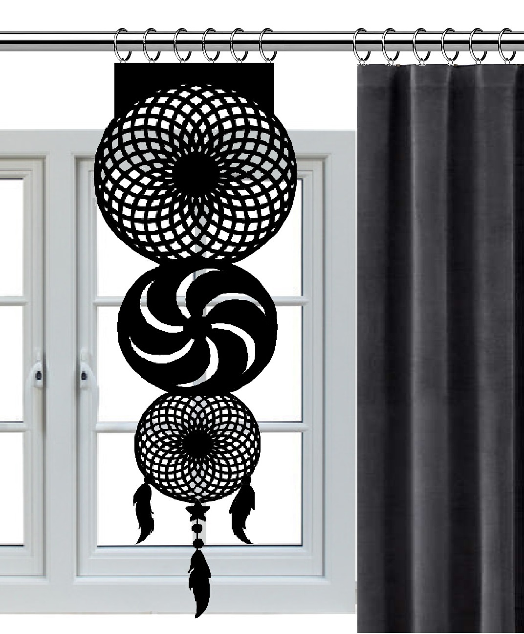 

Łapacz Snów Ażur Panel Dekor Firana Ozdoba 50x120