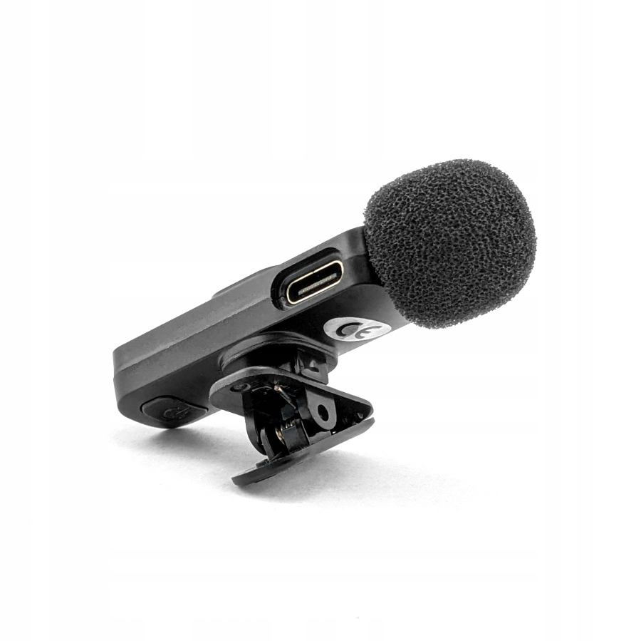 2x Mikrofon Bezprzewodowy Krawatowy USB-C Klips Android Streaming Live Vlog Stan opakowania oryginalne