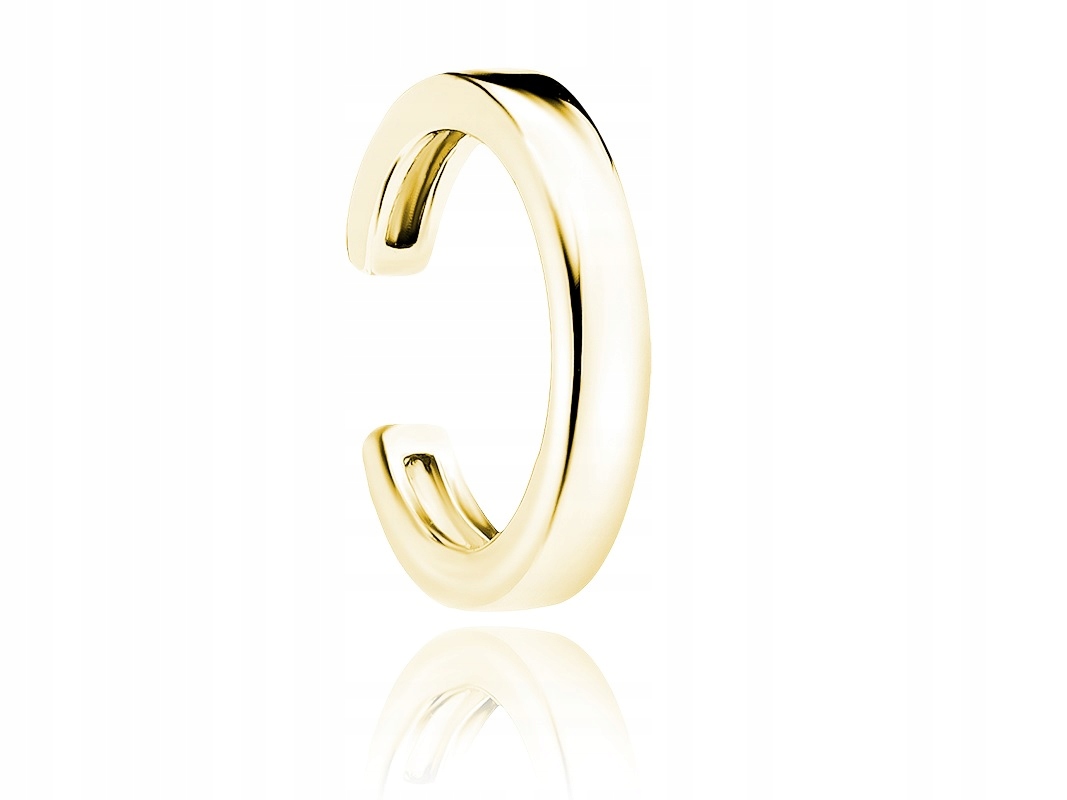 

Klasyczna Gładka Nausznica Na Małżowinę Srebro 925