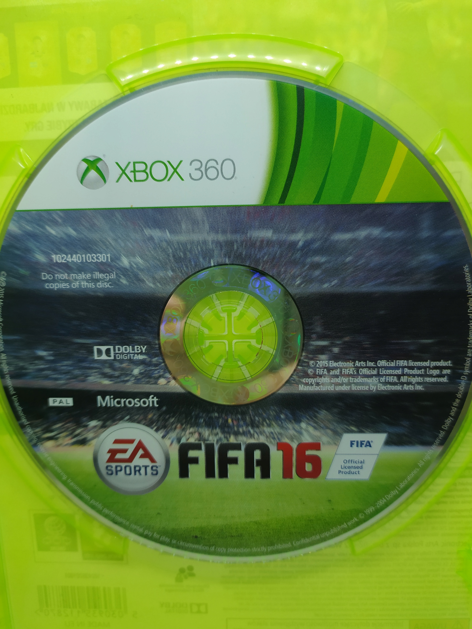 FIFA 16 X360 PL Producent EA Sports