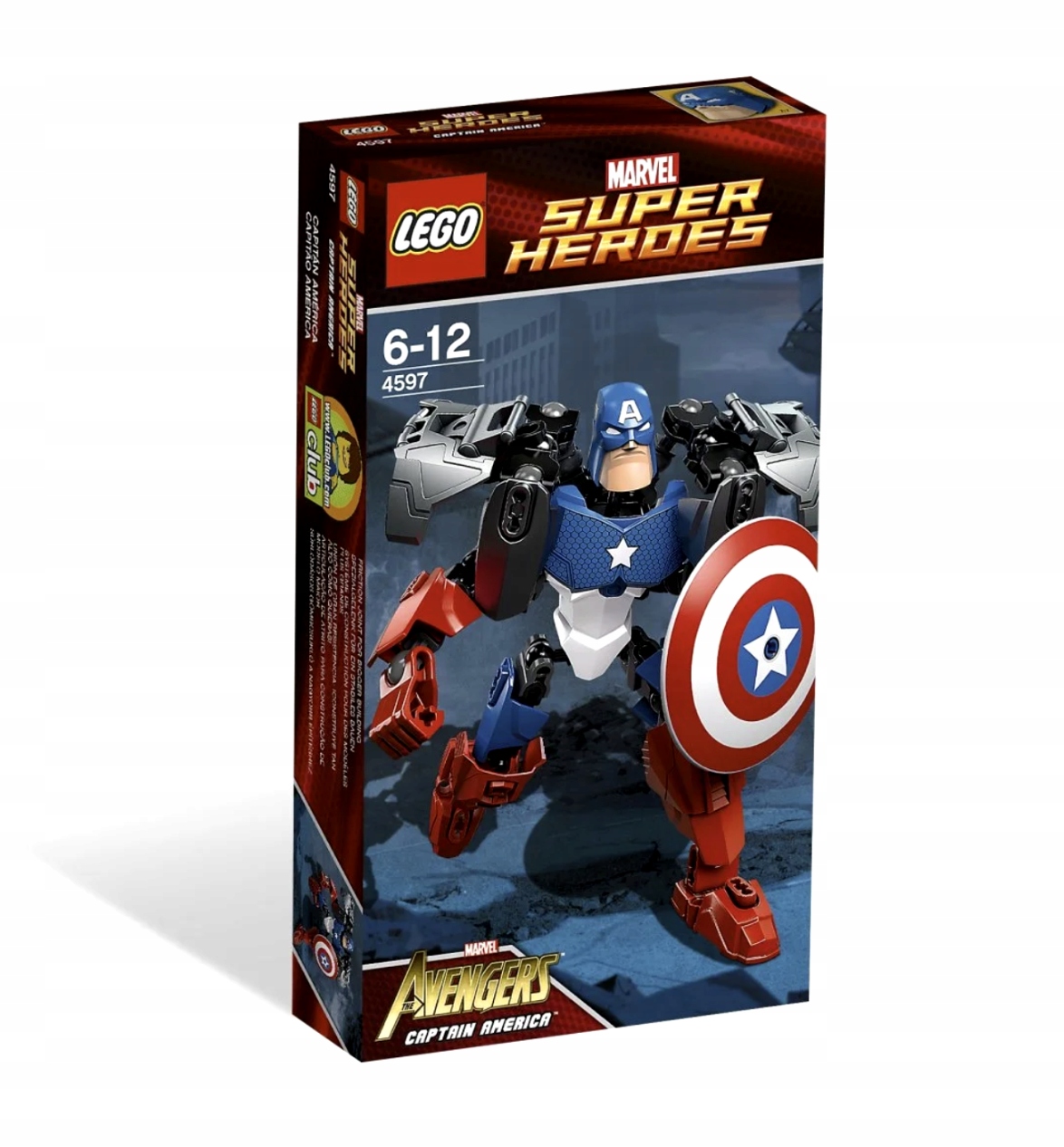 Lego Heroes 4597 Captain America Mech Kapitan Ameryka