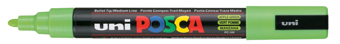 

Marker z farbą plakatową Posca PC-5M średni zielon