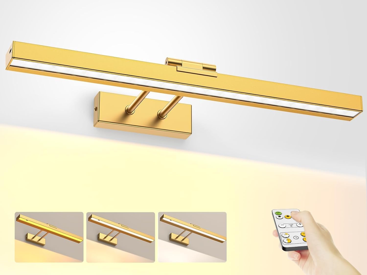 Laboreducer Nástěnné Svítidlo Led Zlaté