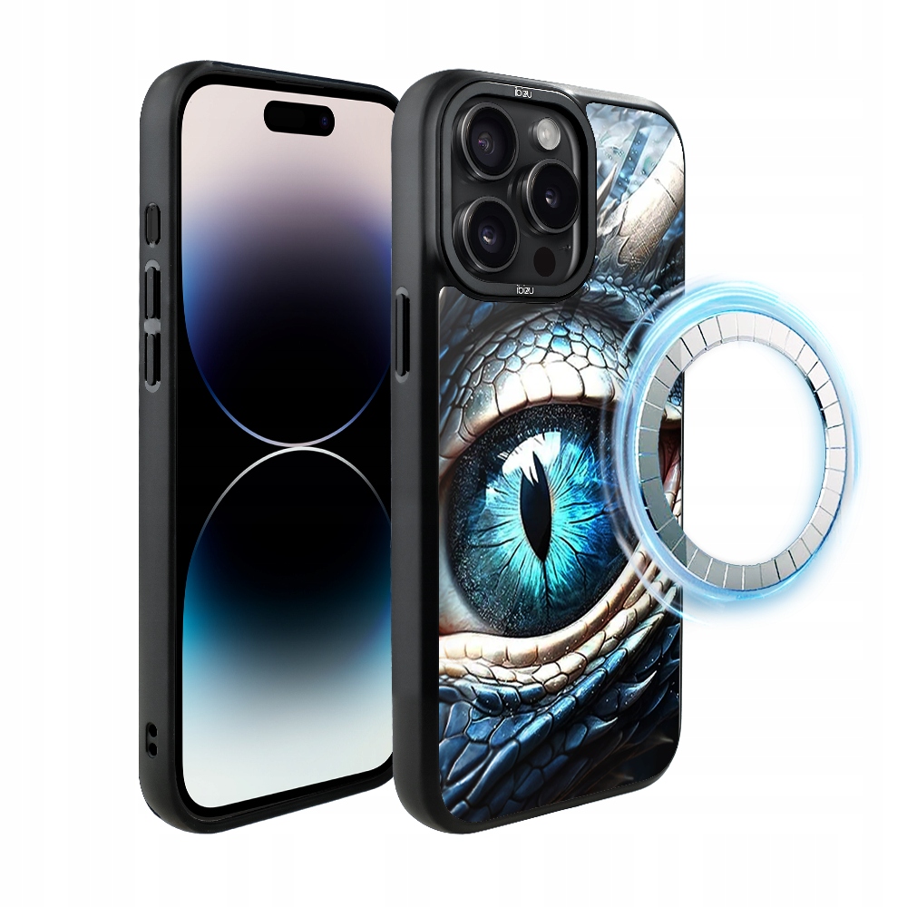 Pouzdro Ibizu DropGuard Matné s MagSafe, dračí oko pro iPhone 14 Pro Max