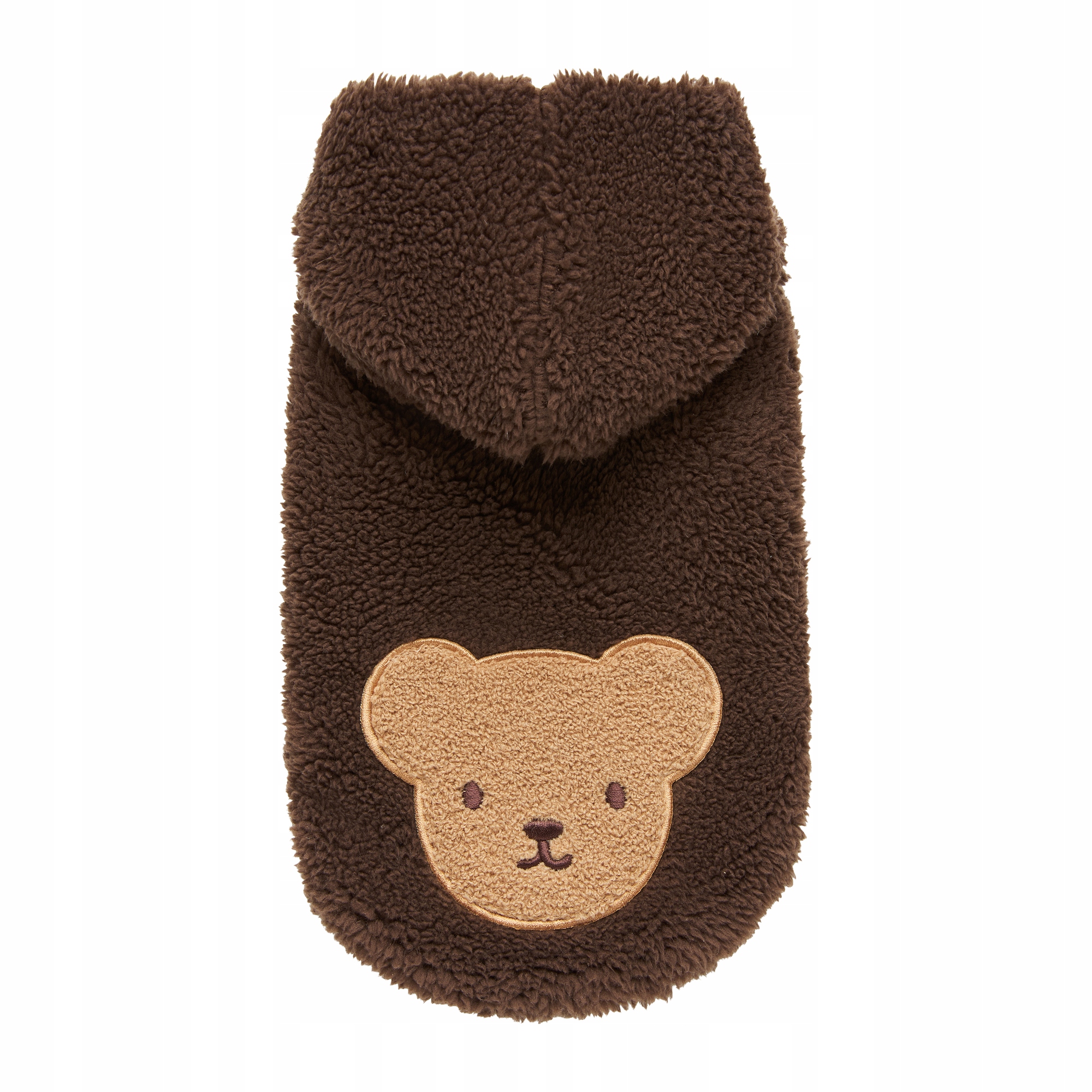 Levně Púová mikina pro psa Medvídek Teddy čokoládová Chloe's Home velikost: L