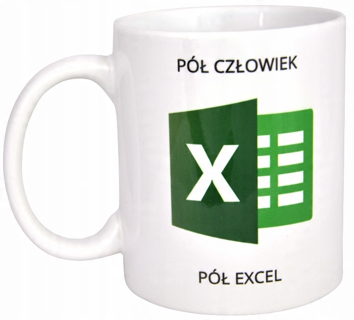 

Kubek Praca Koleżanka Kolega Excel Księgowa Humor
