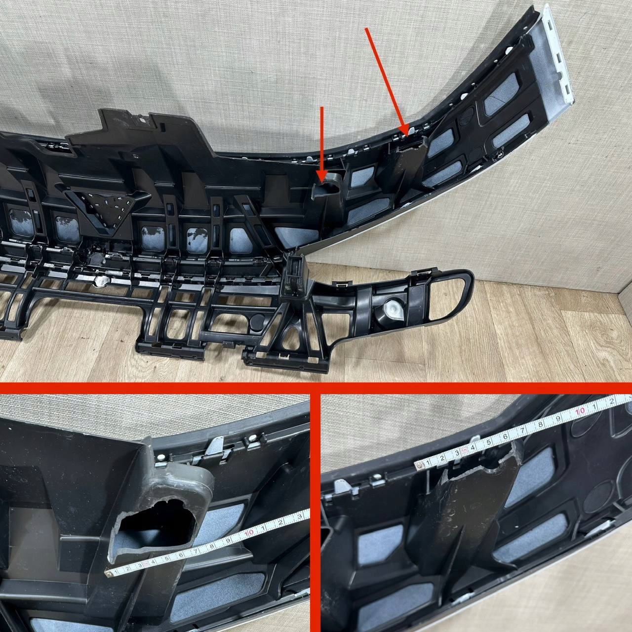 CUPRA BORN 2021-> pillar support bumper front 10E807231
