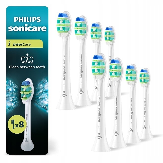 Końcówki Philips Sonicare InterCare 8 szt dwuletni zapas HX9008/87