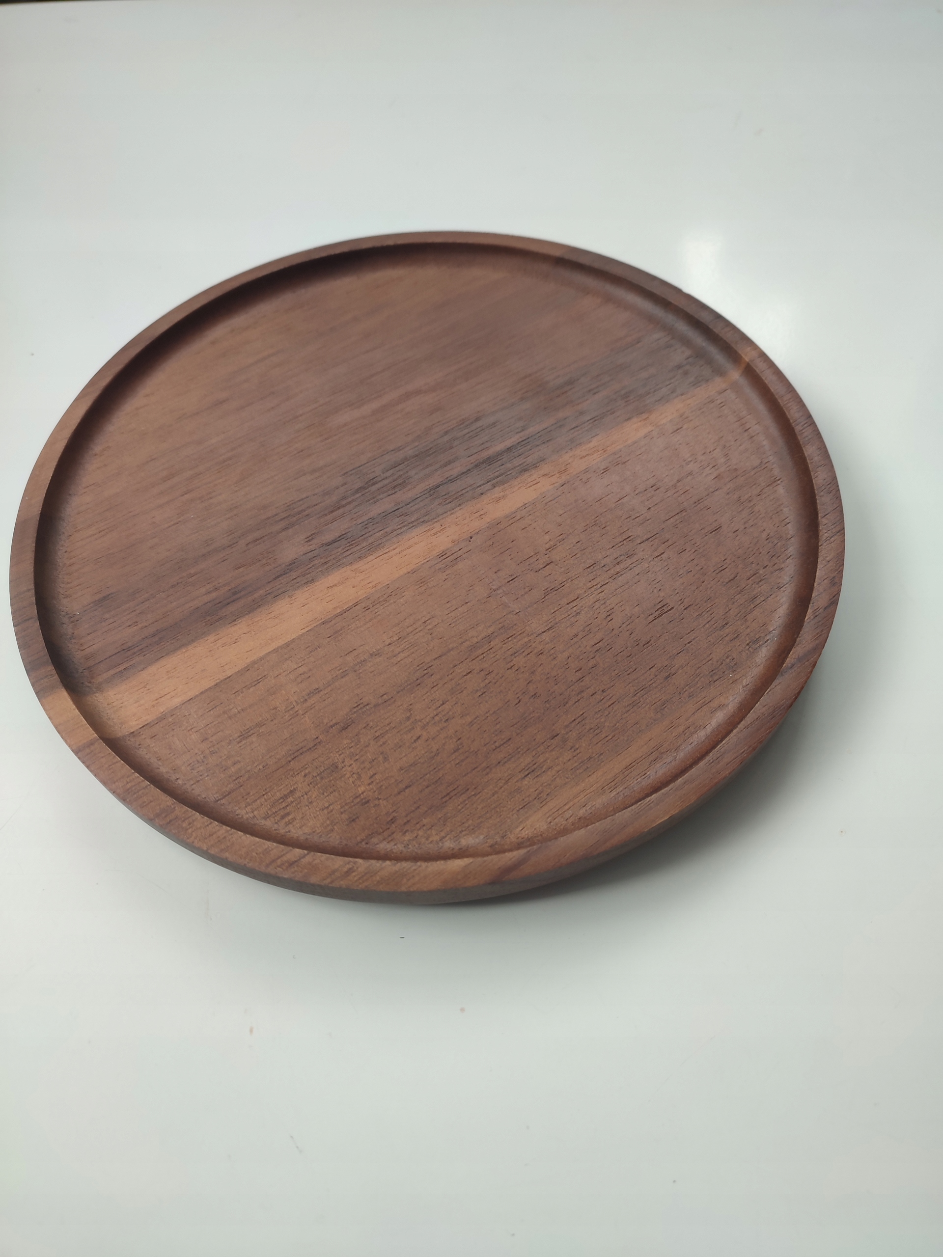 TACA PATERA DREWNIANA OKRĄGŁA 20 CM TALERZ